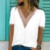 Comfy Short Sleeve Print Top