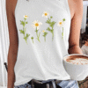 34c822c9987d167dc01bfd874d27bc5a-1.png Women's Cute Wildflower Casual Daisy Crew Neck Tank Top
