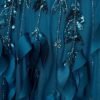 Women's Beaded Cape Long Dress