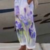 Casual Floral Loose Pants