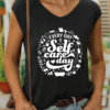 9fd953a670bc350e0f4278657950e26b-1.png Women??s Every Day Is Self-Care Day Good Vibes Cotton Tank Top